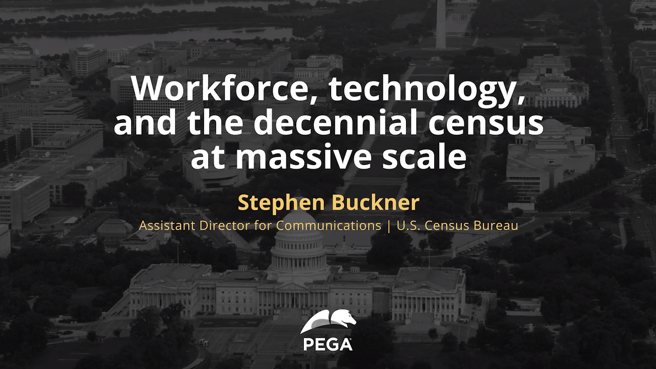 Government Empowered 2019: Workforce, technology, and the decennial census at massive scale  (Short)