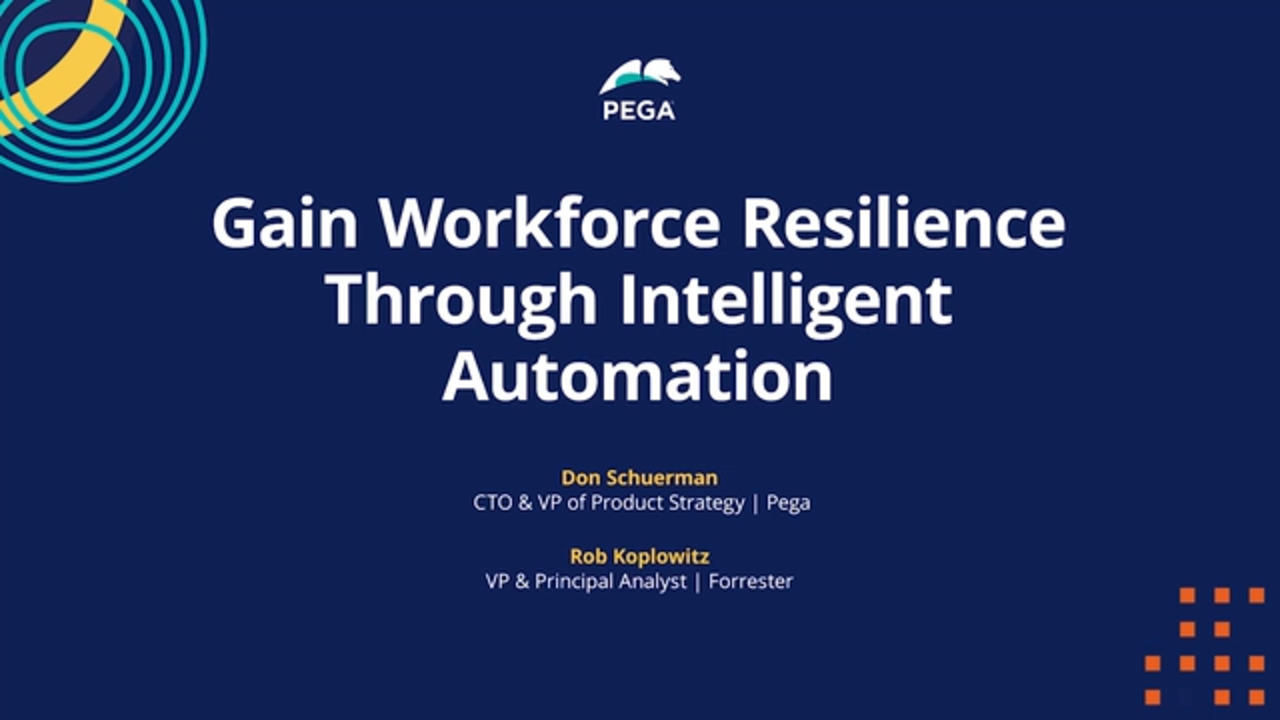 Gain Workforce Resilience Through Intelligent Automation