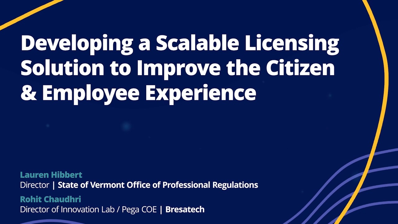 Developing a Scalable Licensing Solution to Improve the Citizen &amp; Employee Experience