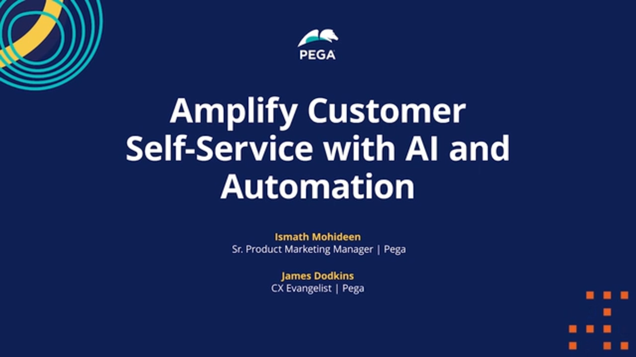 Amplify Customer Self-Service with AI and Automation