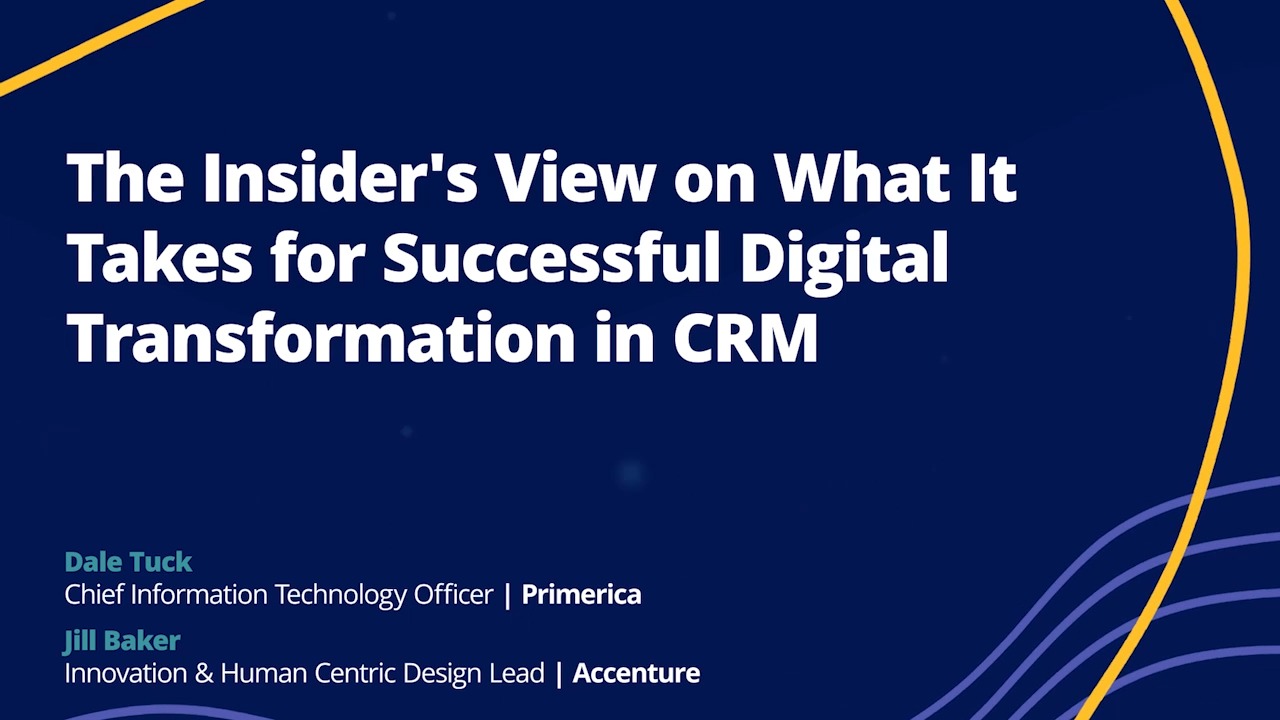 The Insider’s View on What It Takes for Successful Digital Transformation in CRM