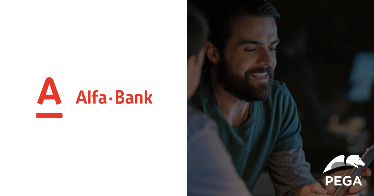AlfaBank 4x Reduction in Servicing Time Pega