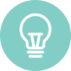 Icon of a light bulb