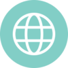 Icon of a globe