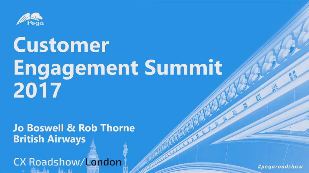 Customer Engagement Summit London 2017: British Airways
