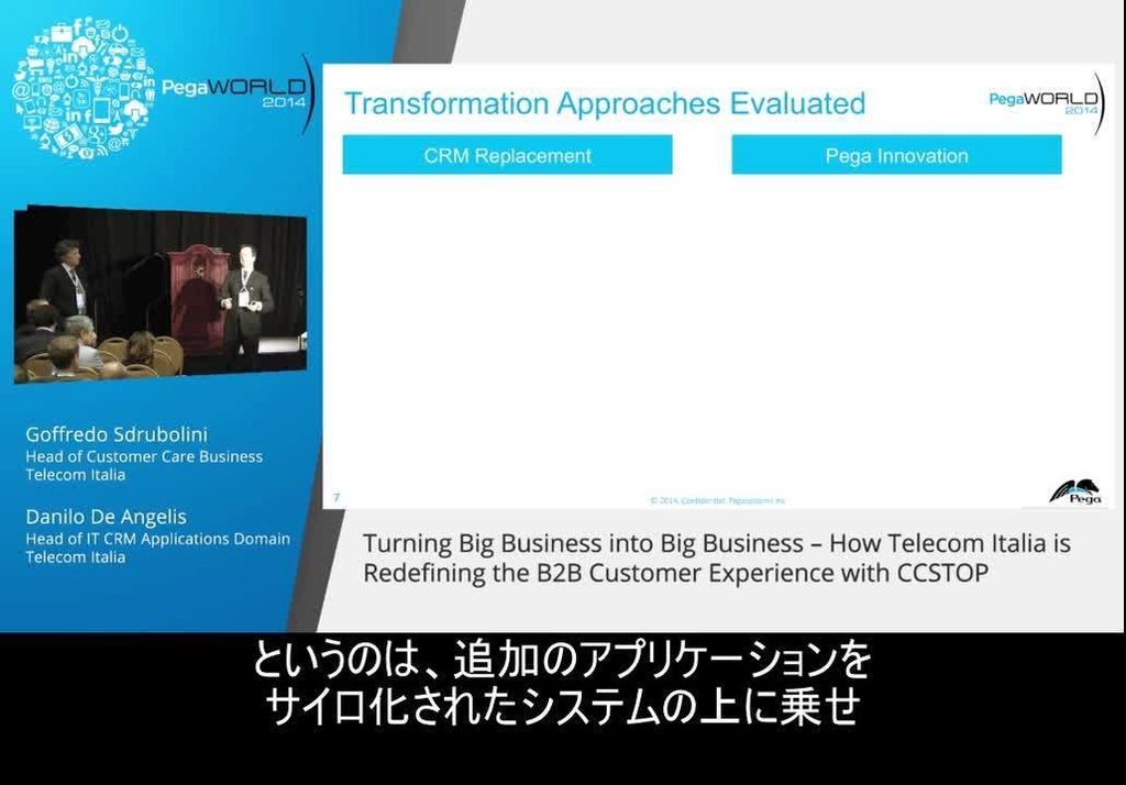 Telecom Italia Unifying the B2B Customer Experience - Japanese Subtitles