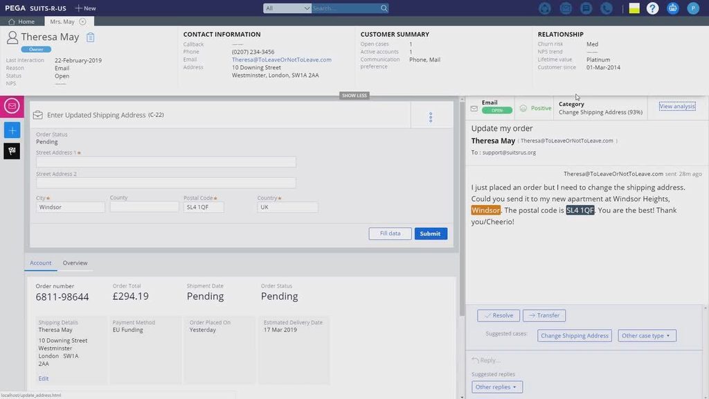 Pega Demo: Engage, Automate and Build – Without Limits