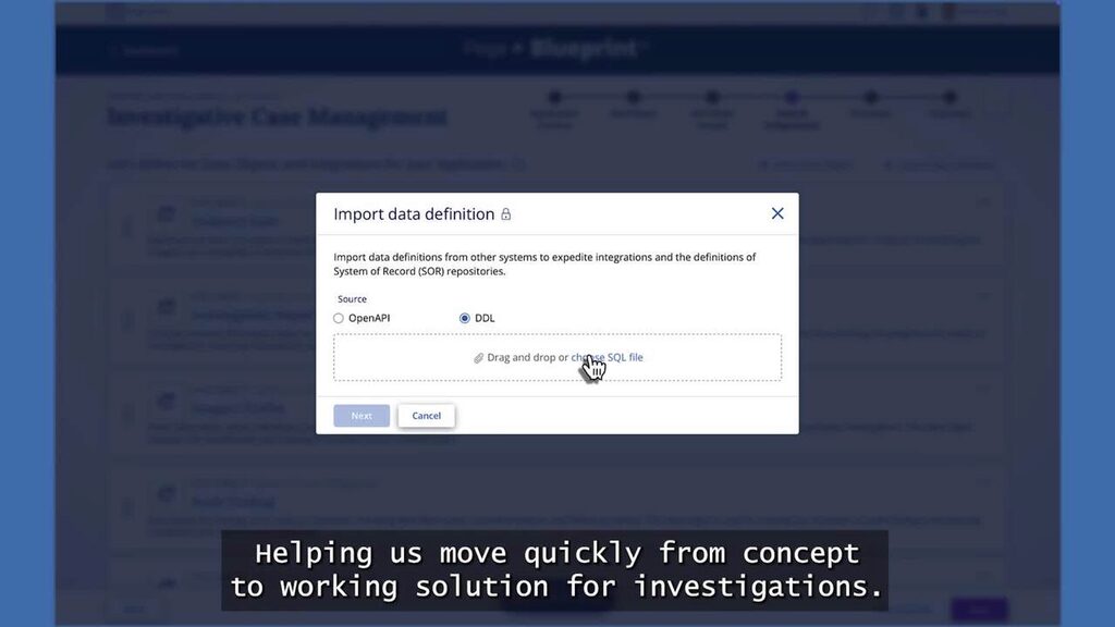 FNN Blueprint Demo: Investigative Case Management