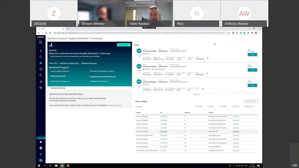 Online Meet-up Intelligente Automatisierung – Live-Demos