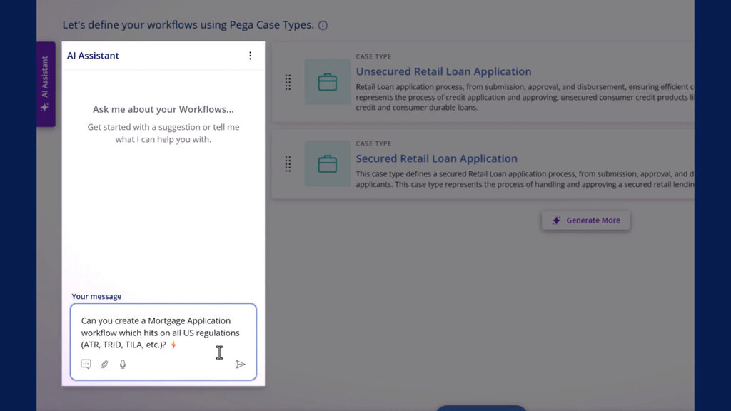 Pega Blueprint AI Assistant Overview