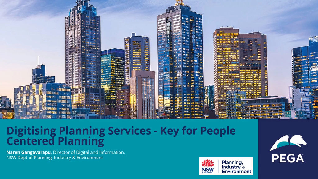 Customer Engagement Summit Melbourne 2019: Customer Presentation : NSW Department of Planning, Industry and Environment