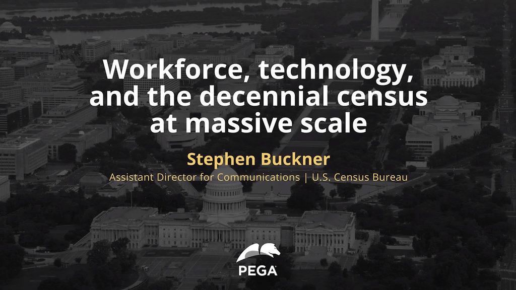 Government Empowered 2019: Workforce, technology, and the decennial census at massive scale