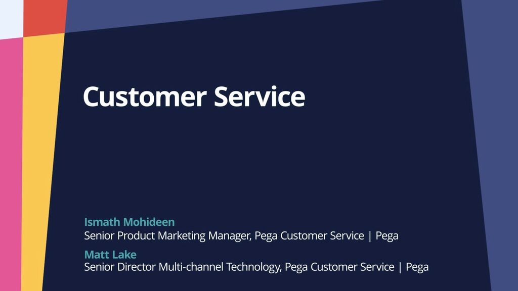 PegaWorld iNspire 2022: Customer Service Innovation Hub Demo
