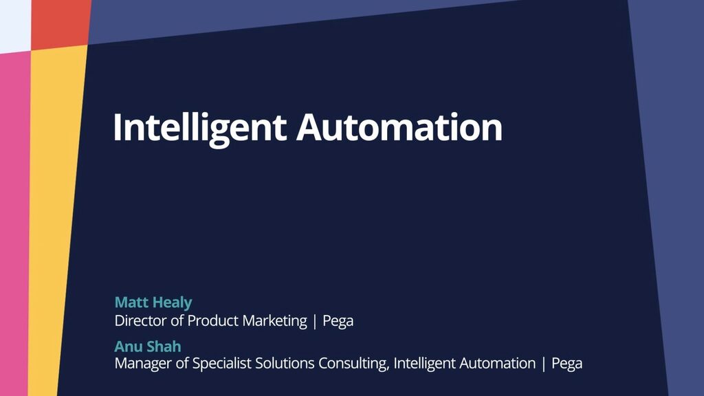 PegaWorld iNspire 2022: Intelligent Automation Innovation Hub Demo