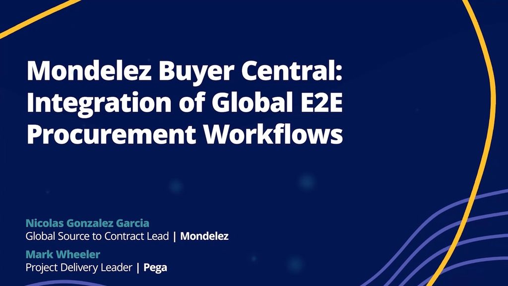 Mondelez Buyer Central: Integration of Global E2E Procurement Workflows