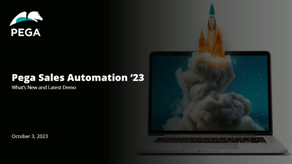 Infinity '23 - Pega Sales Automation
