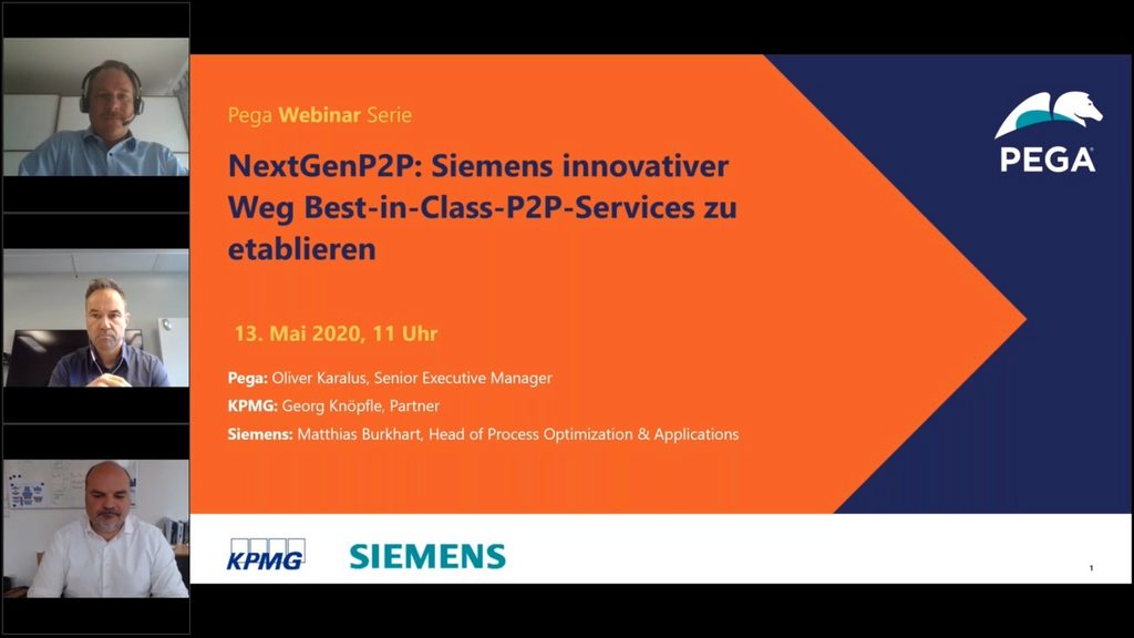 NextGenP2P: Siemens innovativer Weg Best-in-Class-P2P-Services zu etablieren