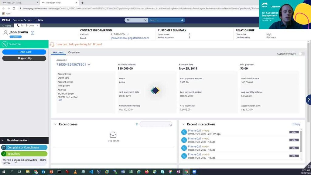 Online Meet-up – 1:1 Customer Engagement - Live-Demos