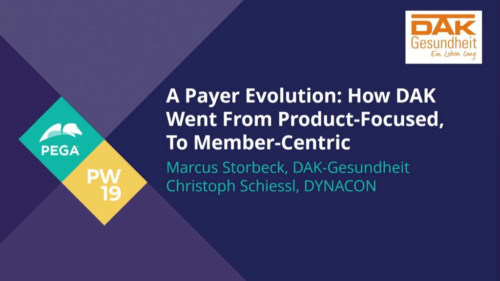 PegaWorld 2019: A Payer Evolution: How DAK Went From Product-Focused, To Member-Centric