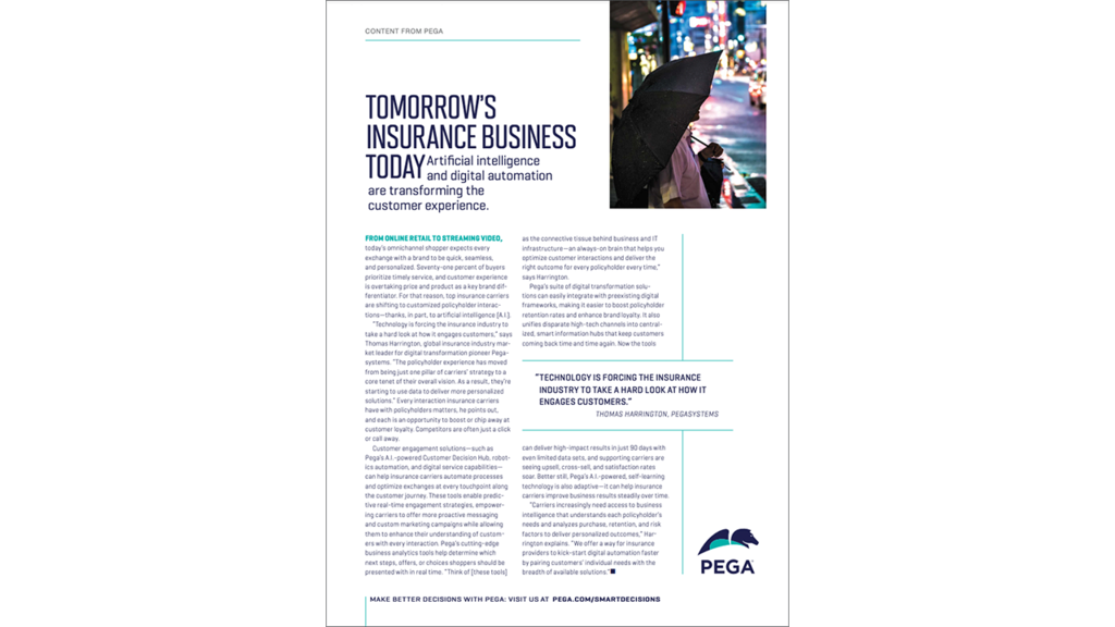 Tomorrow's Insurance Business Today