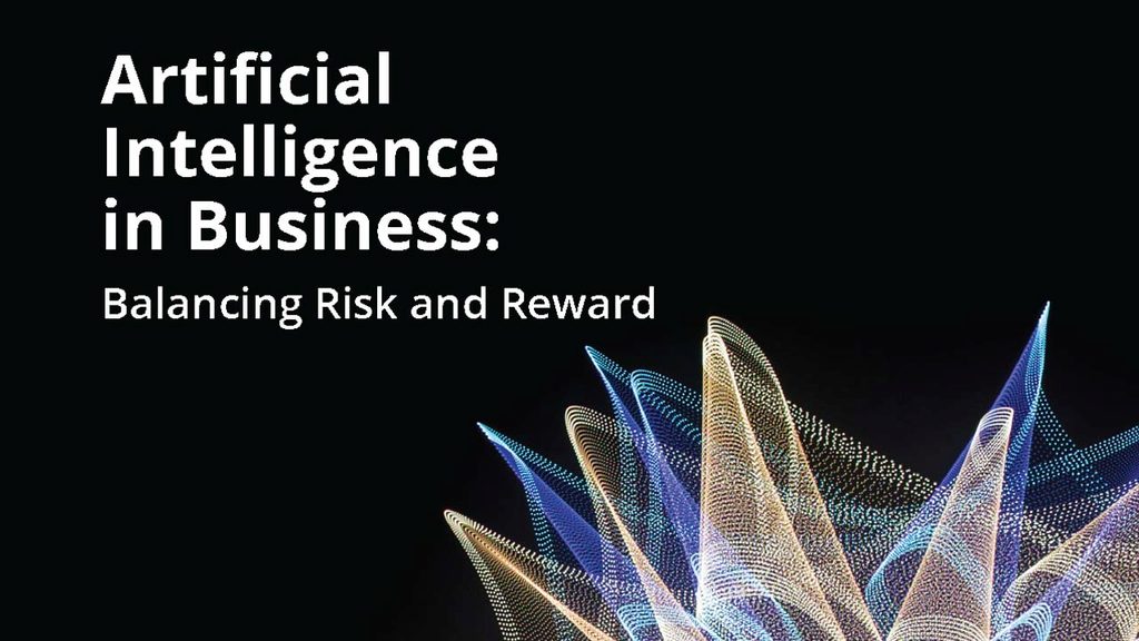 Cover for AI in business