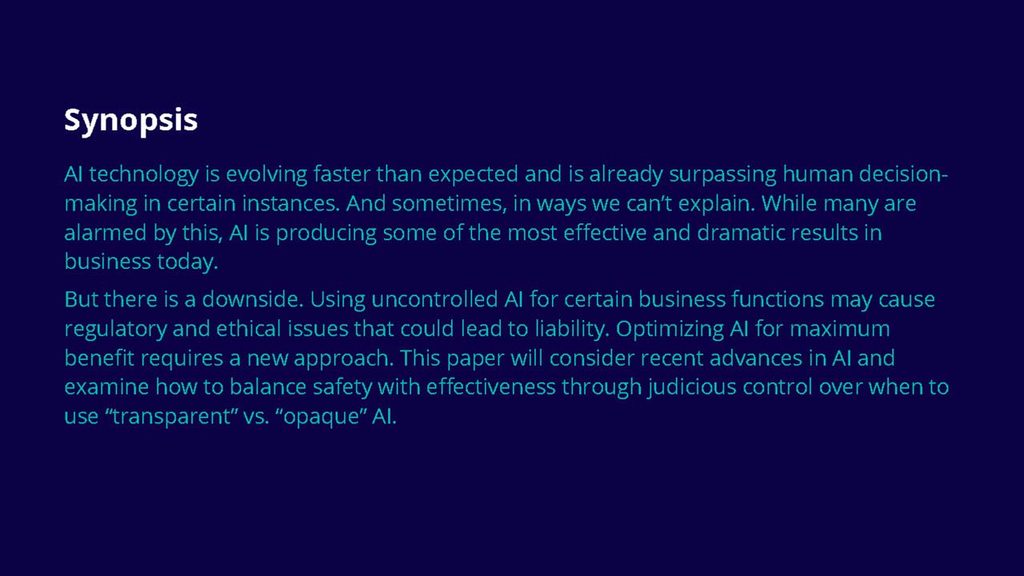 preview for 'AI for business'