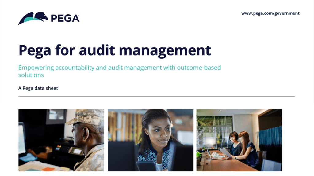 Pega for audit management