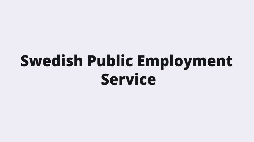 Swedish Public Employment Service