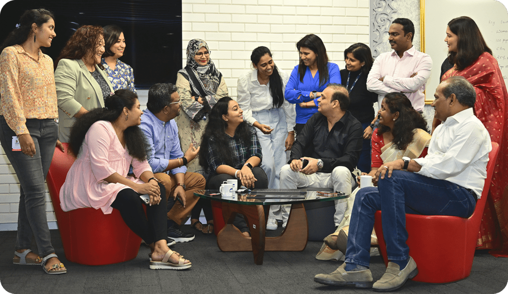 Image of a group of Pega employees