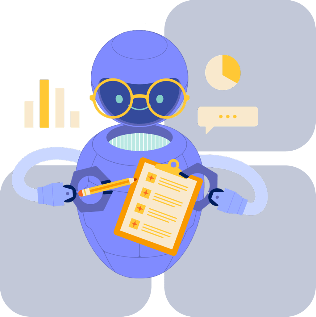 Graphic art depicting an agentic-led marketing plan