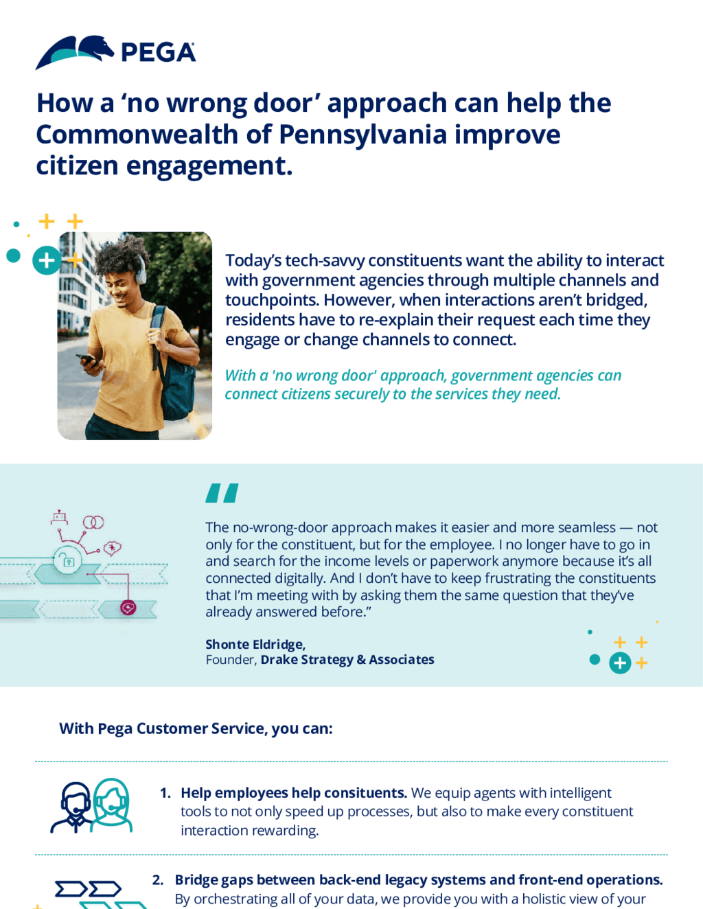 How a 'no wrong door approach' can help the Commonwealth of Pennsylvania improve citizen engagement