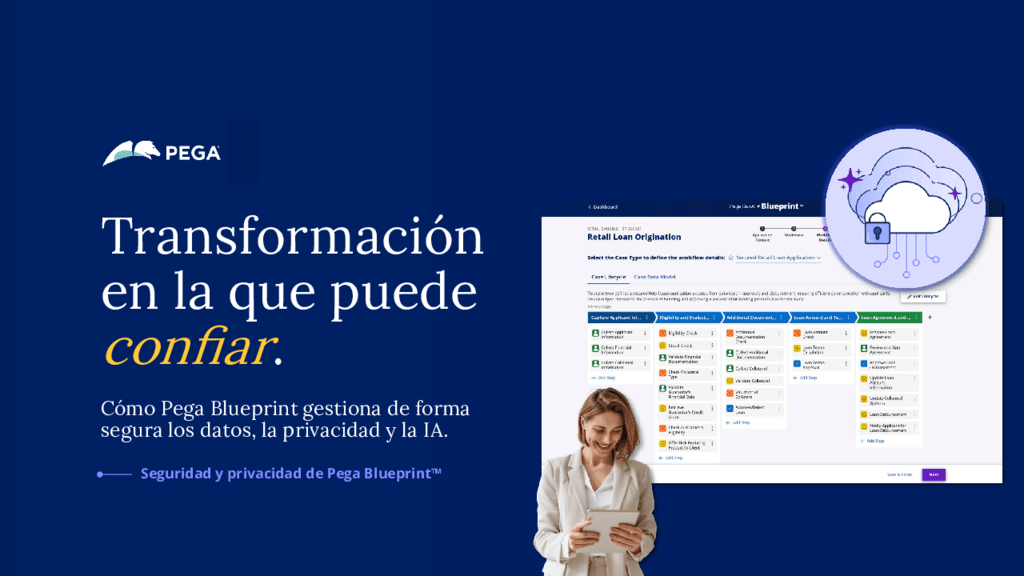 Seguridad y privacidad de Pega Blueprint