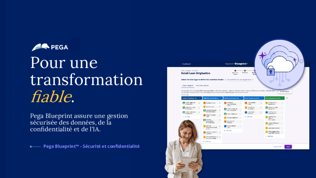 Pega Blueprint : Sécurité et confidentialité