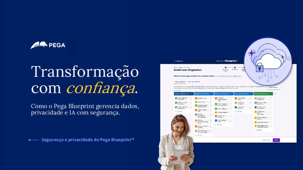 Segurança e privacidade do Pega Blueprint