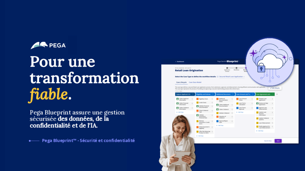 Pega Blueprint : Sécurité et confidentialité