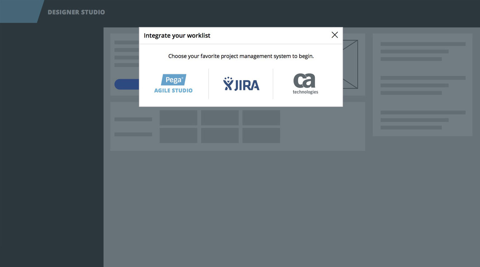 Integrate Pega agile workbench with a project management system