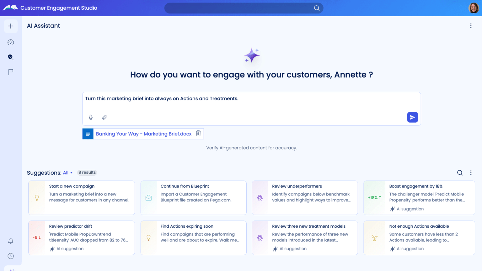Transform campaign briefs into structured, executable engagement plans in minutes, dramatically accelerating time to value
