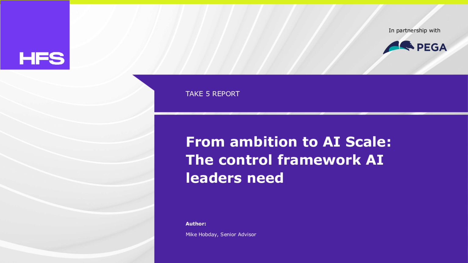 From ambition to AI scale: the control framework AI leaders