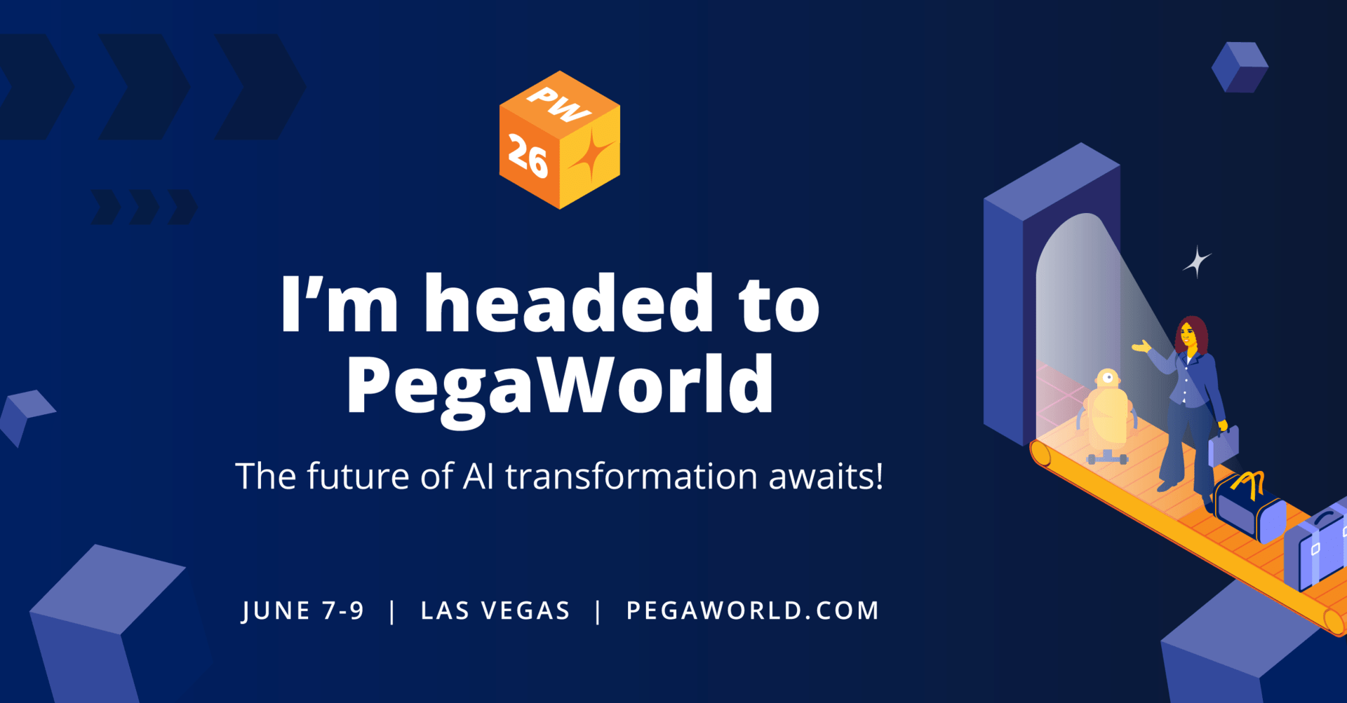 Social share image for PegaWorld 2026