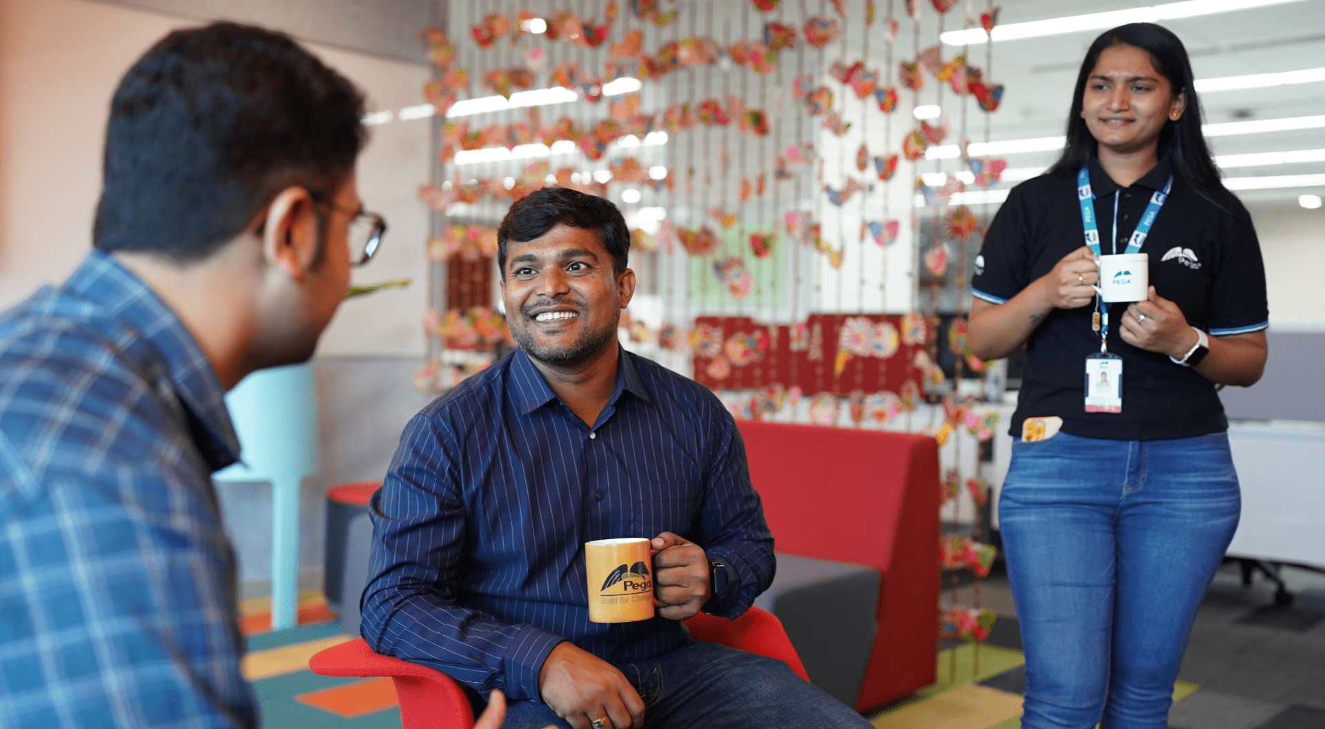 Image of a group of Pega employees