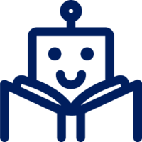 Icon of a knowledge library