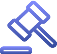 Icon of a gavel