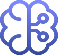 Icon of an AI brain