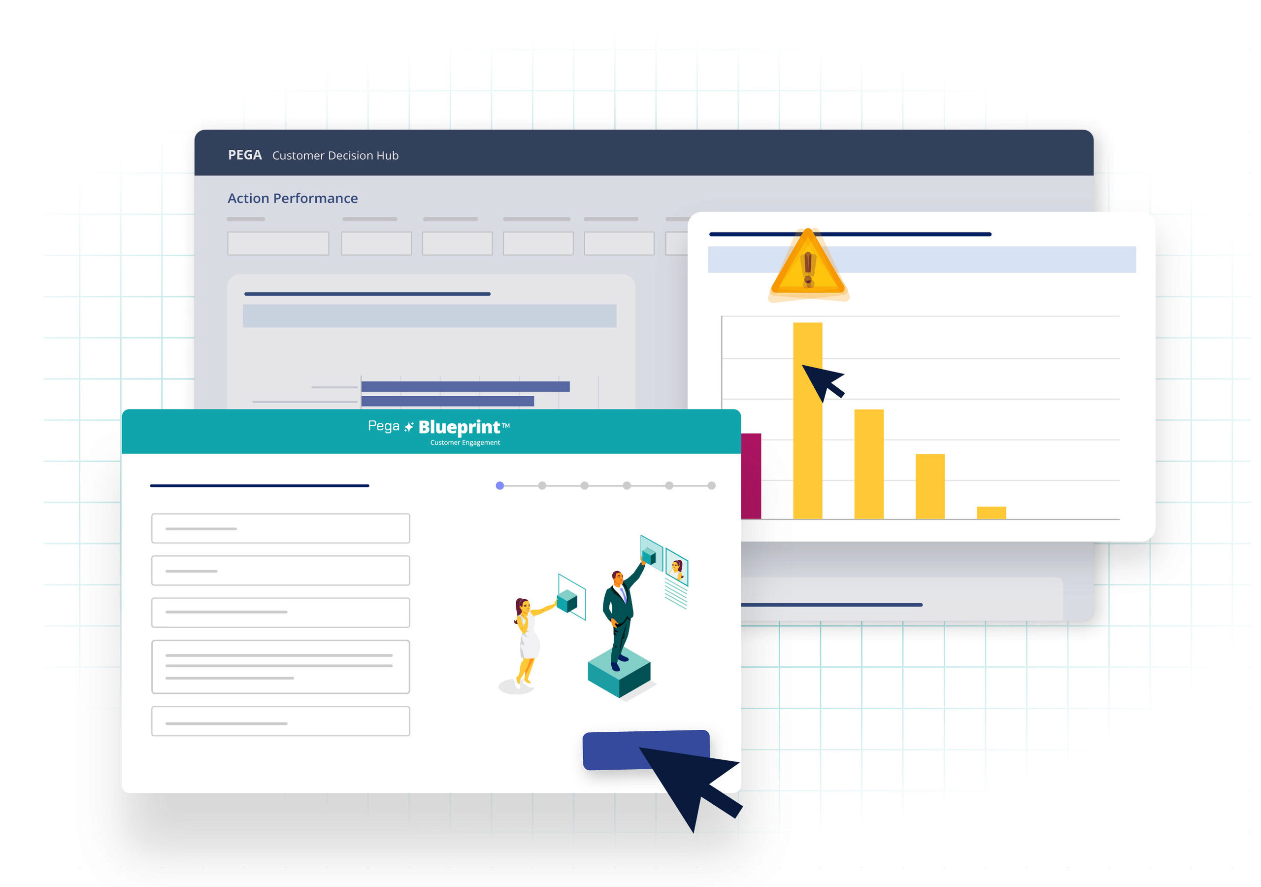 Illustration of Pega Blueprint app window