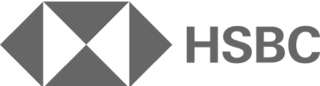 Greyscale logo for HSBC