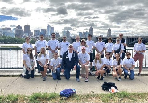 Pega team members in the U.S. volunteered to clean up a park local to the Pega office