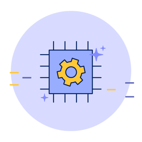 Graphic art representing the manufacturing industry