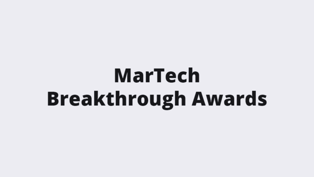 MarTech award