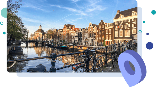 Photo of Amsterdam skyline