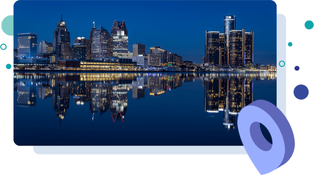 Photo of Detroit skyline